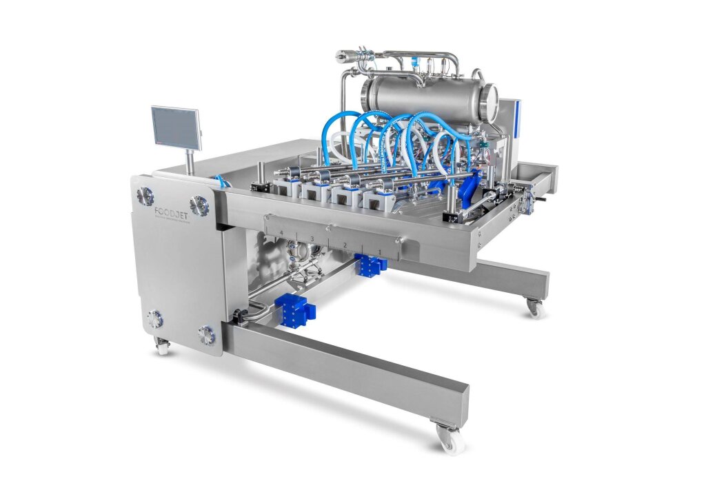 FoodJet MDLV Pizza sauce depositor - front view