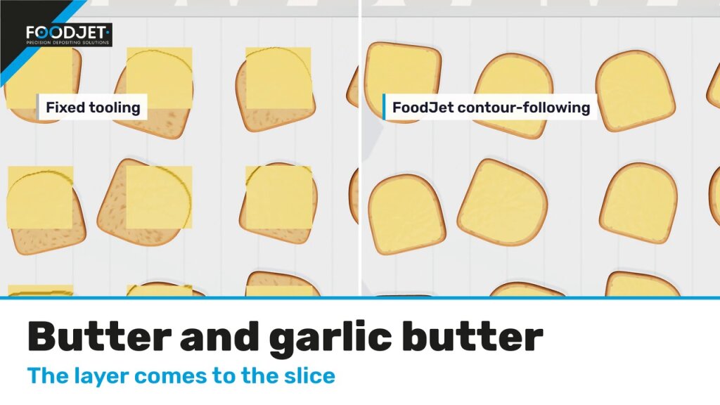 Animation still: butter on bread slices